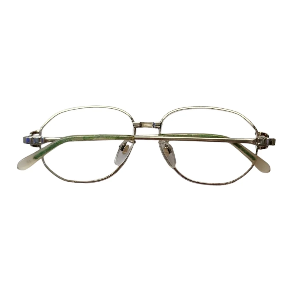 CELINE x VINTAGE 12K Gold Filled‎ Oval Glasses Frames style 8560